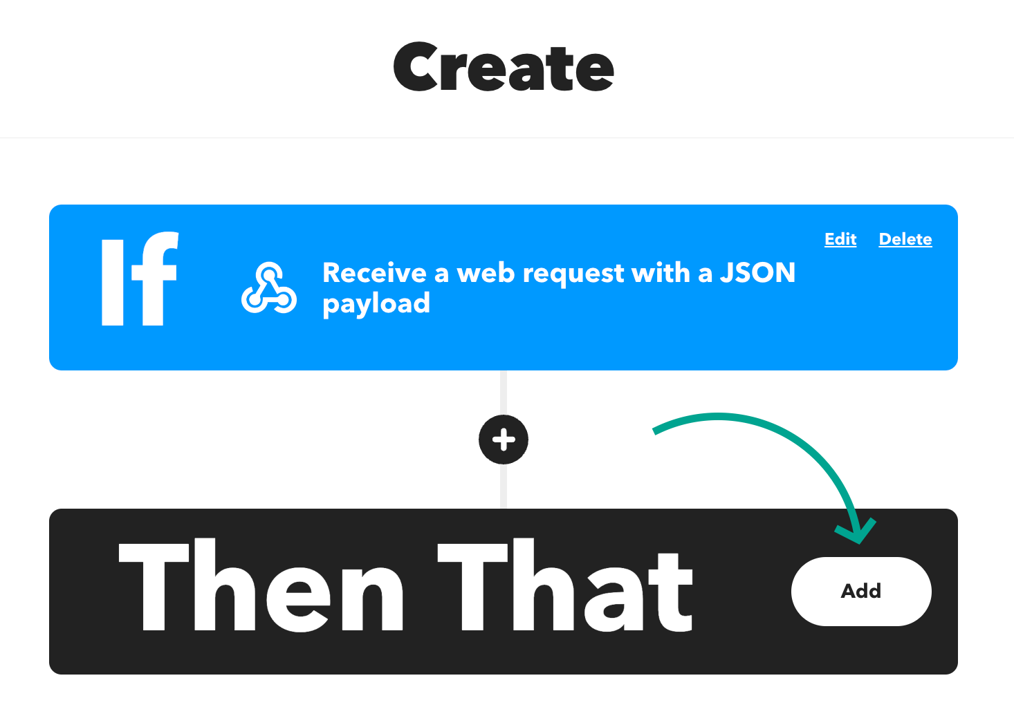 IFTTT add then that service